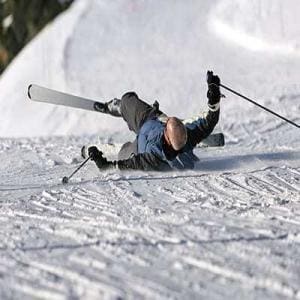 Traumatic brain injury from ski accident