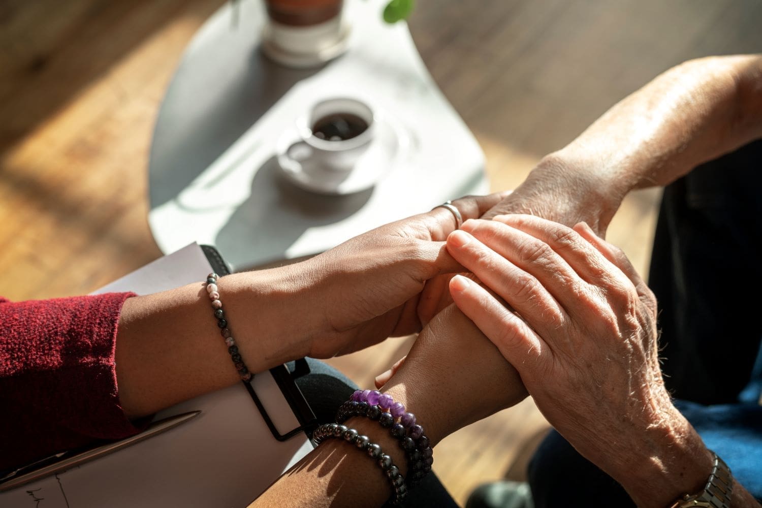 caring hands as found at the office of Ginny Estupinian PhD