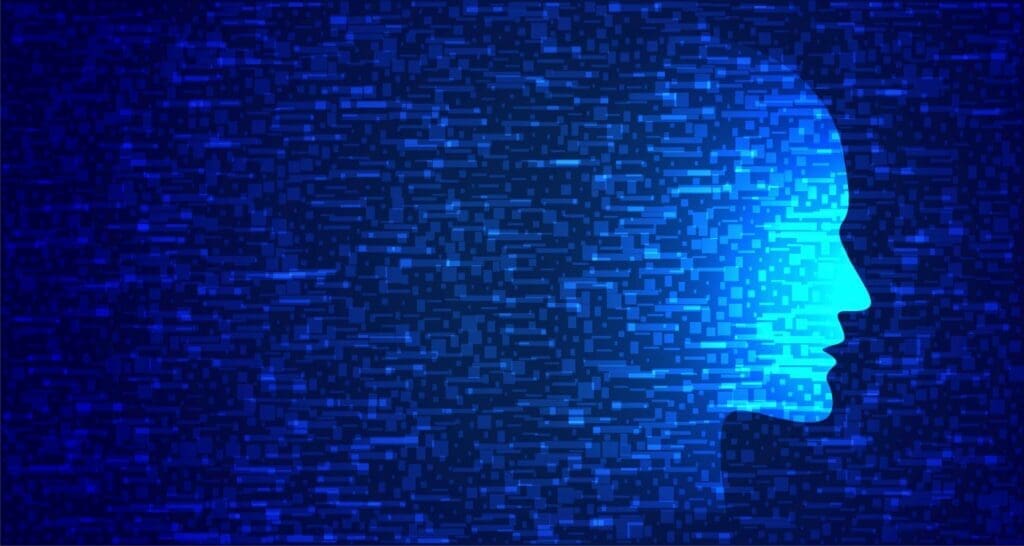 graphic illustration of the mind in virtual reality