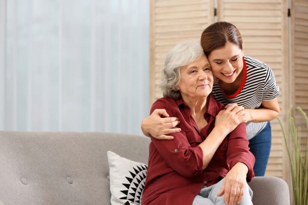 Caregiver with Older adult