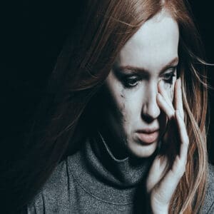 woman in a depressive episode of Bipolar