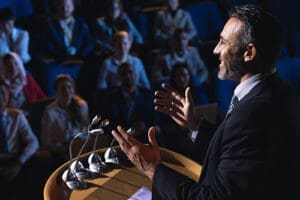 Public speaking skills taught by Dr. Ginny Estupinian PhD