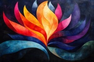 A graphic depiction of post traumatic growth.