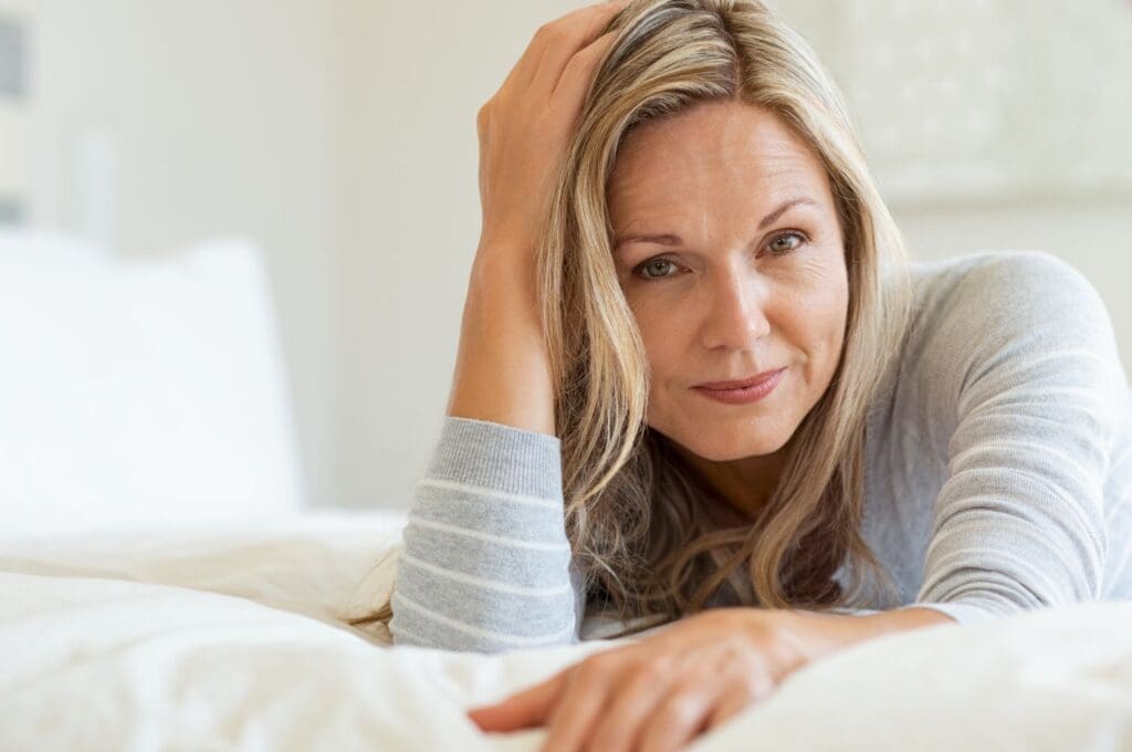 Photo of a women taking a Bed Rotting Day